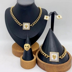 Stainless steel jewelry necklace bangle ring Earrings Wholesale