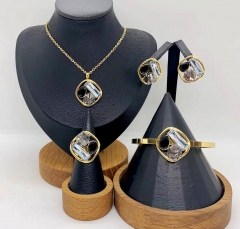 Stainless steel jewelry necklace bangle ring Earrings Wholesale