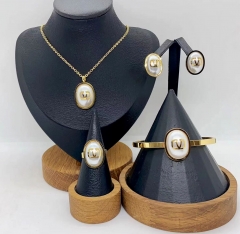 Stainless steel jewelry necklace bangle ring Earrings Wholesale