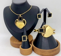 Stainless steel jewelry necklace bangle ring Earrings Wholesale