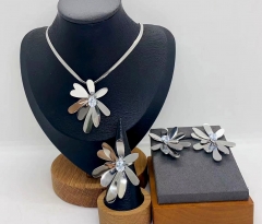 Stainless steel jewelry necklace ring Earrings Wholesale