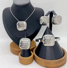Stainless steel jewelry necklace bangle ring Earrings Wholesale