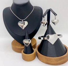 Stainless steel jewelry necklace bangle ring Earrings Wholesale
