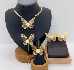 Stainless steel jewelry necklace ring Earrings Wholesale