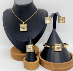 Stainless steel jewelry necklace bangle ring Earrings Wholesale