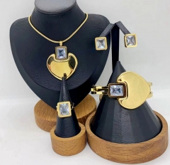 Stainless steel jewelry necklace bangle ring Earrings Wholesale