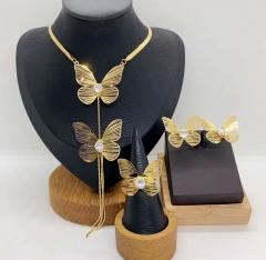 Stainless steel jewelry necklace ring Earrings Wholesale