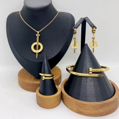 Stainless steel jewelry necklace bangle ring Earrings Wholesale