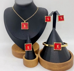 Stainless steel jewelry necklace bangle ring Earrings Wholesale