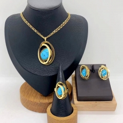 Stainless steel jewelry necklace ring Earrings Wholesale