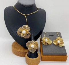 Stainless steel jewelry necklace ring Earrings Wholesale