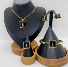 Stainless steel jewelry necklace bangle ring Earrings Wholesale