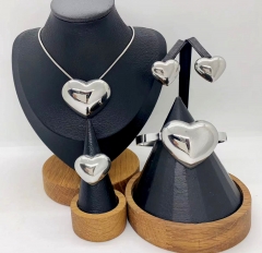 Stainless steel jewelry necklace bangle ring Earrings Wholesale