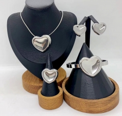 Stainless steel jewelry necklace bangle ring Earrings Wholesale