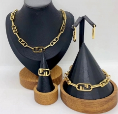 Stainless steel jewelry necklace bangle ring Earrings Wholesale