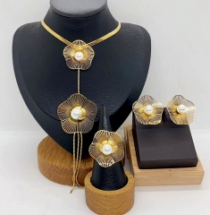 Stainless steel jewelry necklace ring Earrings Wholesale