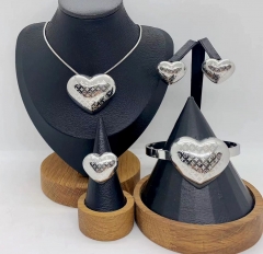 Stainless steel jewelry necklace bangle ring Earrings Wholesale