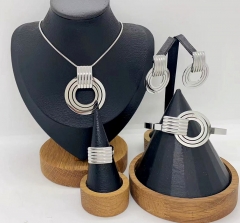 Stainless steel jewelry necklace bangle ring Earrings Wholesale