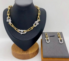 Stainless steel jewelry necklace Earrings Wholesale