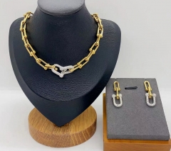 Stainless steel jewelry necklace Earrings Wholesale