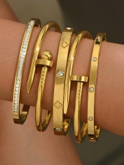 Wholesale stainless steel bracelet/bangles sets for women