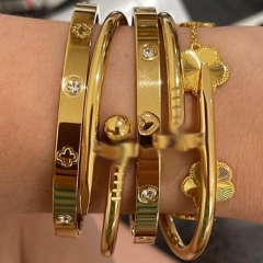 Wholesale stainless steel bracelet/bangles sets for women