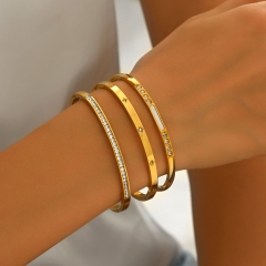 Wholesale stainless steel bracelet/bangles sets for women