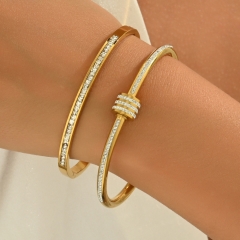 Wholesale stainless steel bracelet/bangles sets for women
