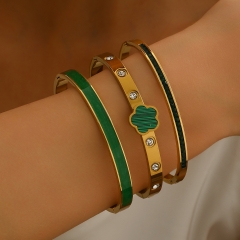 Wholesale stainless steel bracelet/bangles sets for women