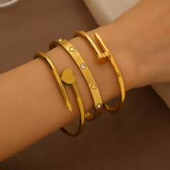 Wholesale stainless steel bracelet/bangles sets for women
