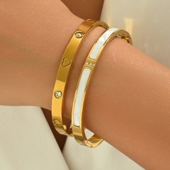 Wholesale stainless steel bracelet/bangles sets for women