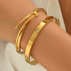 Wholesale stainless steel bracelet/bangles sets for women