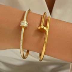 Wholesale stainless steel bracelet/bangles sets for women