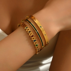 Wholesale stainless steel bracelet/bangles sets for women