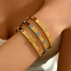 Wholesale stainless steel bracelet/bangles sets for women