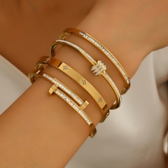 Wholesale stainless steel bracelet/bangles sets for women