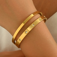 Wholesale stainless steel bracelet/bangles sets for women