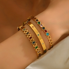 Wholesale stainless steel bracelet/bangles sets for women