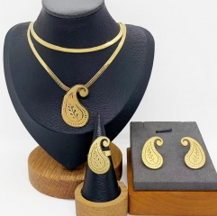 Stainless steel jewelry necklace Earrings Bracelet ring Wholesale