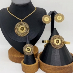 Stainless steel jewelry necklace Earrings Bracelet ring Wholesale