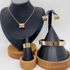 Stainless steel jewelry necklace Earrings ring Wholesale