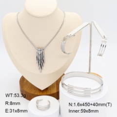 Stainless steel jewelry Necklace Earrings Bangle Ring Wholesale for women