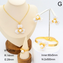 Stainless steel jewelry Necklace Earrings Bangle Ring Wholesale for women