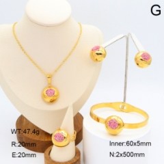 Stainless steel jewelry Necklace Earrings Bangle Ring Wholesale for women