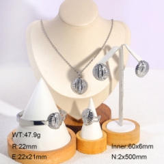 Stainless steel jewelry Necklace Earrings Bangle Ring Wholesale for women