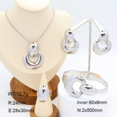 Stainless steel jewelry Necklace Earrings Bangle Ring Wholesale for women