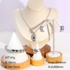 Stainless steel jewelry Necklace Earrings Bangle Ring Wholesale for women