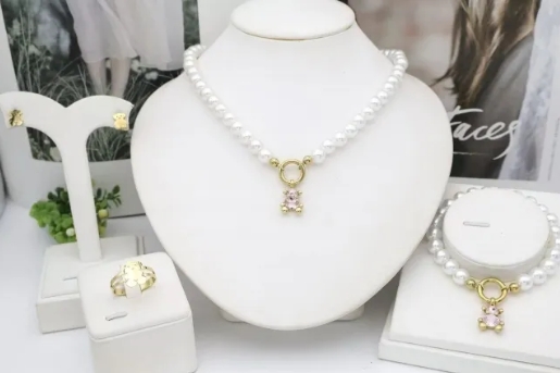Stainless steel jewelry Necklace Earrings Bangle Ring Wholesale for women