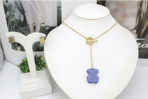 Stainless steel jewelry Necklace Earrings Bangle Ring Wholesale for women