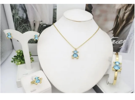 Stainless steel jewelry Necklace Earrings Bangle Ring Wholesale for women